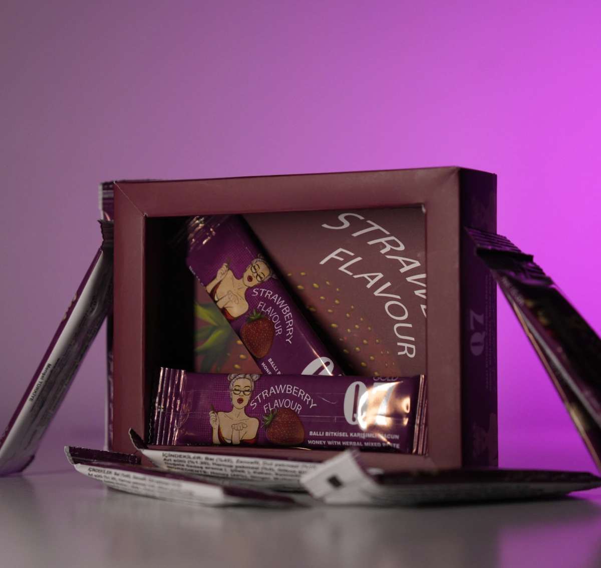 Q7 Seksualni tonik za žene – Epimedijum pasta sa ukusom jagode #1